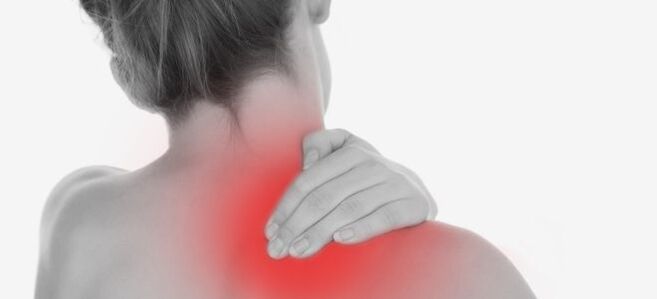 Dor con osteocondrose cervical